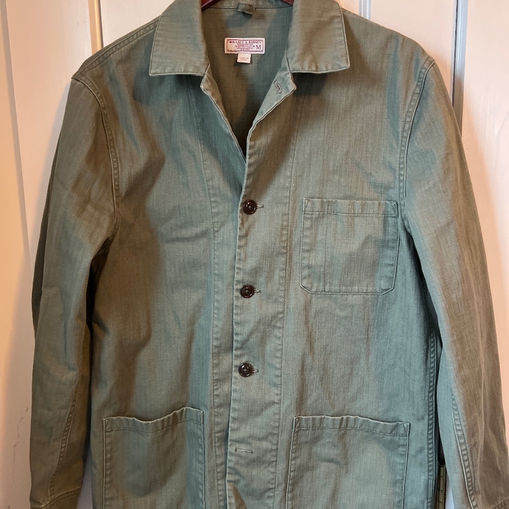 Wallace Barnes hbt twill chore coat